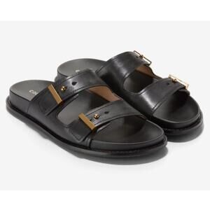 Cole Haan Women's Black Marisol Footbed Band Straps Sandals Size 6B